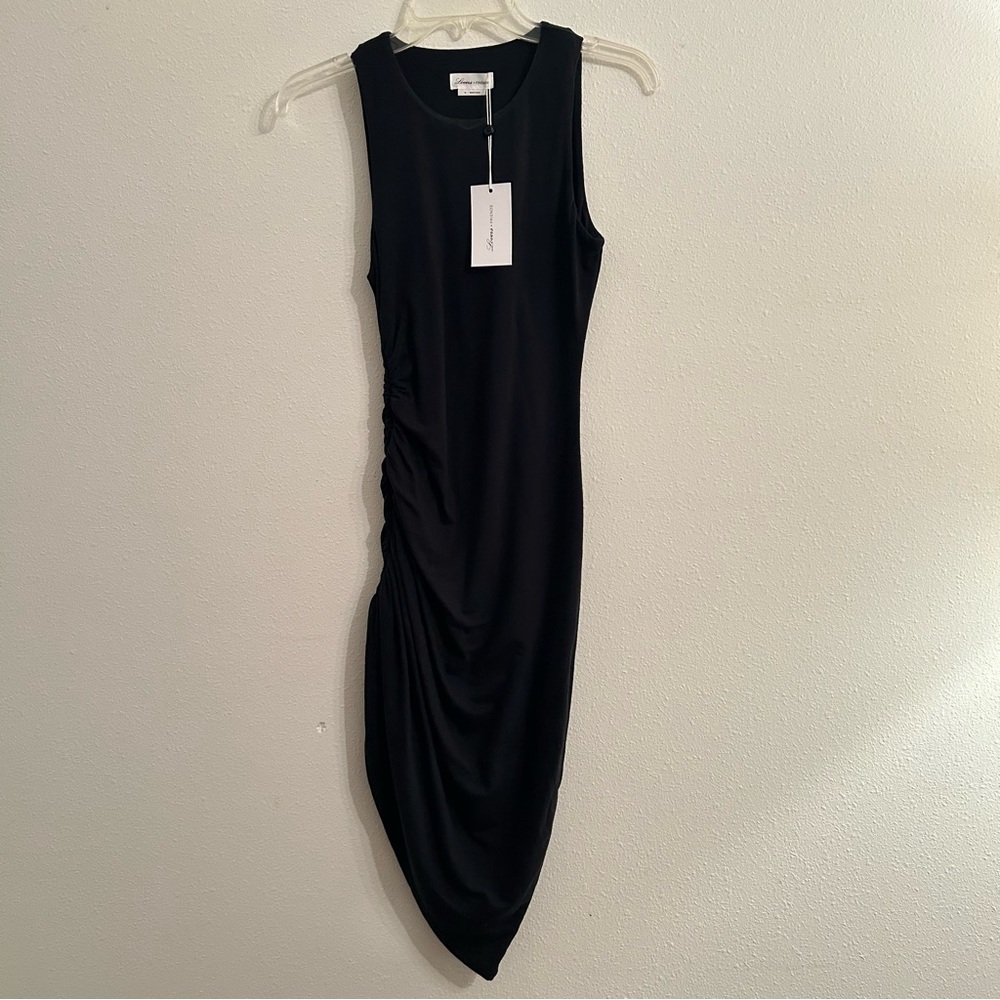 Lovers + Friends | Black Sleeveless Scrunch Dress